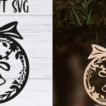 Intra απο ξύλο plywood 3mm-4mm πάχος Χριστουγεννιάτικο Στολίδι | Δίασταση 8x8 cm INTRAFABR-37985581 - Image 1