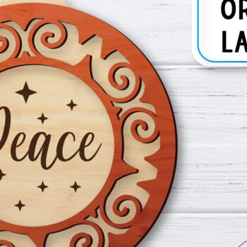 Intra απο ξύλο plywood 3mm-4mm πάχος Χριστουγεννιάτικο Στολίδι | Δίασταση 8x8 cm INTRAFABR-36577455 - Image 1