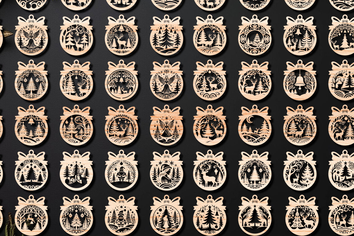 Intra απο ξύλο plywood 3mm-4mm πάχος Χριστουγεννιάτικο Στολίδι Mega Δίασταση 8x8 cm INTRAFABR-110277687