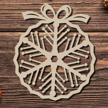 Intra απο ξύλο plywood 3mm-4mm πάχος Χριστουγεννιάτικο στολίδι Δίασταση 20x30 cm INTRAFABR-86463197 - Image 1