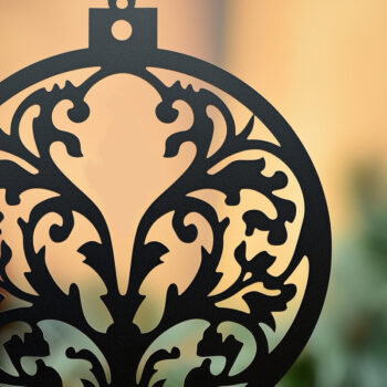 Intra απο ξύλο plywood 3mm-4mm πάχος Χριστουγεννιάτικο στολίδι Δίασταση 8x8 cm INTRAFABR-105343040 - Image 1