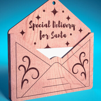 Intra απο ξύλο plywood 3mm-4mm πάχος Χριστουγεννιάτικο στολίδι Δίασταση 8x8 cm INTRAFABR-75889999 - Image 1