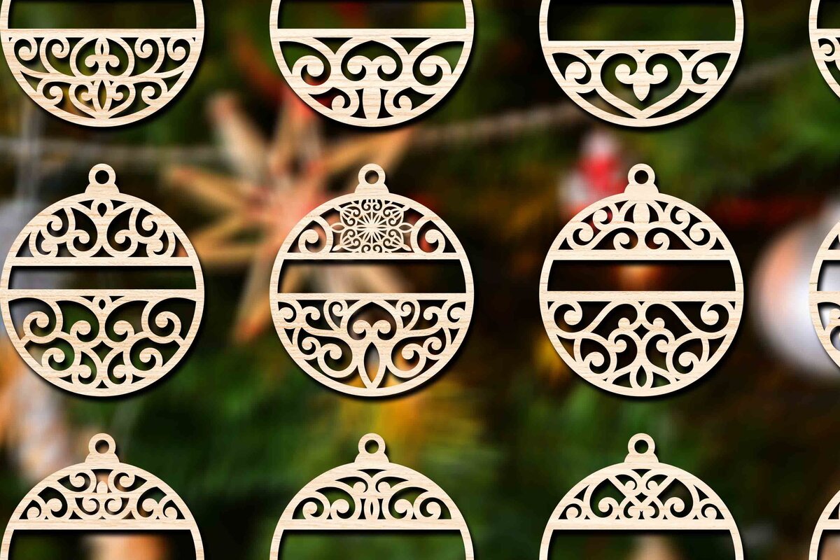 Intra απο ξύλο plywood 3mm-4mm πάχος Χριστουγεννιάτικο Στολίδι Bundle5 Δίασταση 8x8 cm INTRAFABR-76788478