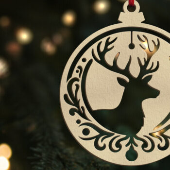 Intra απο ξύλο plywood 3mm-4mm πάχος Χριστουγεννιάτικο Στολίδι | | Δίασταση 8x8 cm INTRAFABR-109549158 - Image 1