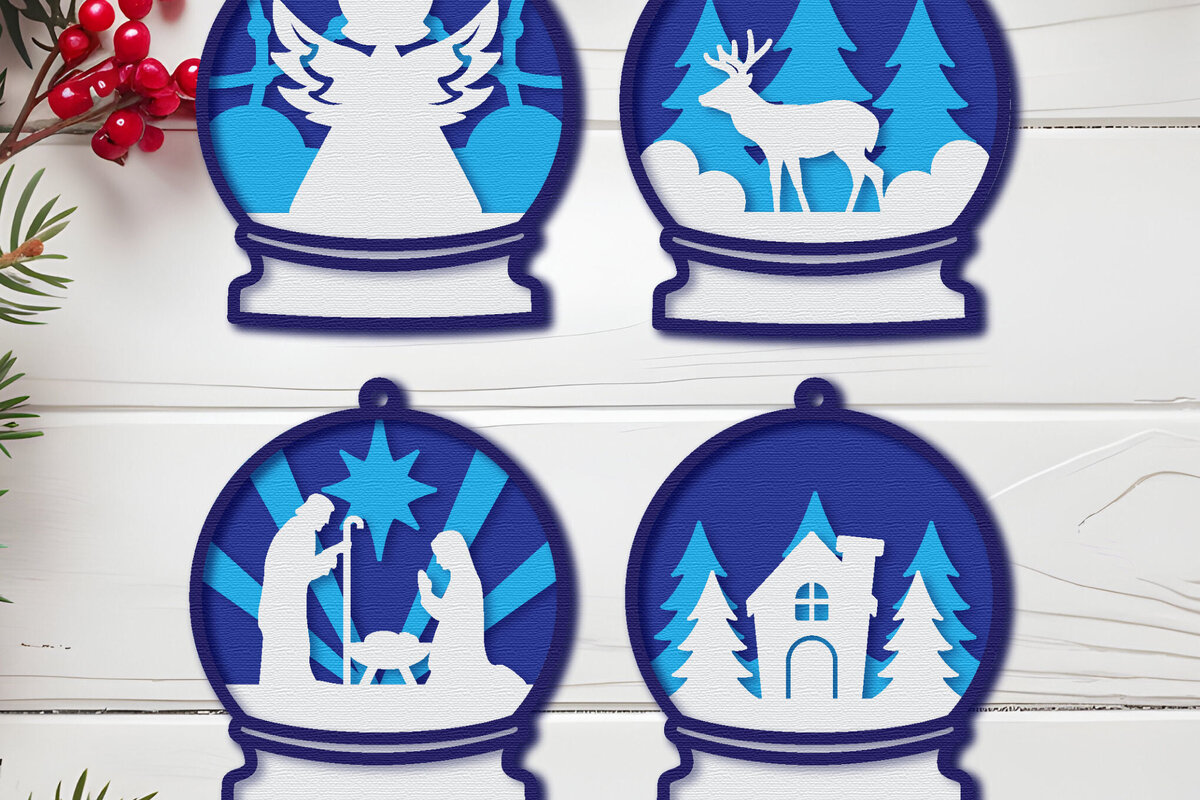 Intra απο ξύλο plywood 3mm-4mm πάχος Χριστουγεννιάτικο στολίδι  Δίασταση 8x8 cm INTRAFABR-107451374