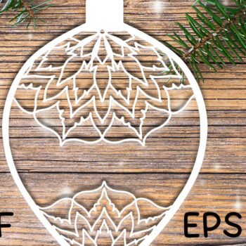 Intra απο ξύλο plywood 3mm-4mm πάχος Χριστουγεννιάτικο Στολίδι Manda Star Δίασταση 8x8 cm INTRAFABR-19848569 - Image 1