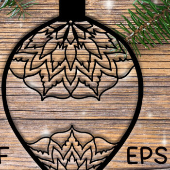 Intra απο ξύλο plywood 3mm-4mm πάχος Χριστουγεννιάτικο Στολίδι Manda Star Δίασταση 8x8 cm INTRAFABR-19848569 - Image 4