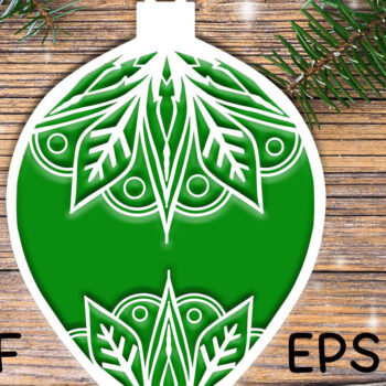 Intra απο ξύλο plywood 3mm-4mm πάχος Χριστουγεννιάτικο Στολίδι Mandala Star Δίασταση 30x30 cm INTRAFABR-19848580 - Image 3