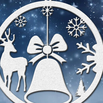 Intra απο ξύλο plywood 3mm-4mm πάχος Χριστουγεννιάτικο Στολίδι Δίασταση 20x30 cm INTRAFABR-86060687 - Image 1