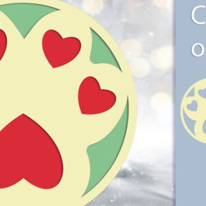 Intra απο ξύλο plywood 3mm-4mm πάχος Χριστουγεννιάτικο Στολίδι , 3d Layered Δίασταση 8x8 cm INTRAFABR-109676172