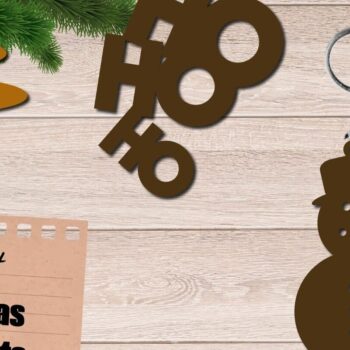 Intra απο ξύλο plywood 3mm-4mm πάχος Χριστουγεννιάτικο Στολίδι 3D Layered,  Δίασταση 8x8 cm INTRAFABR-82402307 - Image 1