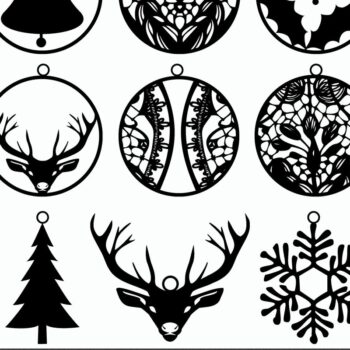 Intra απο ξύλο plywood 3mm-4mm πάχος Χριστουγεννιάτικο Στολίδι Δίασταση 8x8 cm INTRAFABR-32578176 - Image 1