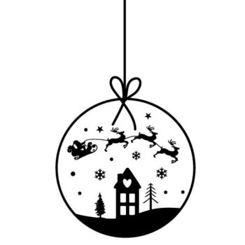 Intra απο ξύλο plywood 3mm-4mm πάχος Χριστουγεννιάτικο Στολίδι Δίασταση 8x8 cm INTRAFABR-81770566 - Image 5