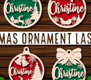 Intra απο ξύλο plywood 3mm-4mm πάχος Χριστουγεννιάτικο Στολίδι , Δίασταση 8x8 cm INTRAFABR-108729255