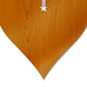 Intra απο ξύλο plywood 3mm-4mm πάχος Χριστουγεννιάτικο Στολίδι , Δίασταση 8x8 cm INTRAFABR-10162161 - Image 5