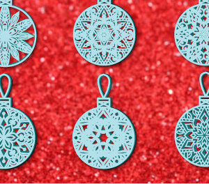 Intra απο ξύλο plywood 3mm-4mm πάχος Χριστουγεννιάτικο Στολίδι Layer 767 Δίασταση 8x8 cm INTRAFABR-81709066