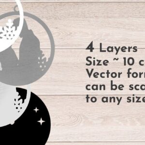 Intra απο ξύλο plywood 3mm-4mm πάχος Χριστουγεννιάτικο Στολίδι , Love Δίασταση 8x8 cm INTRAFABR-37497531