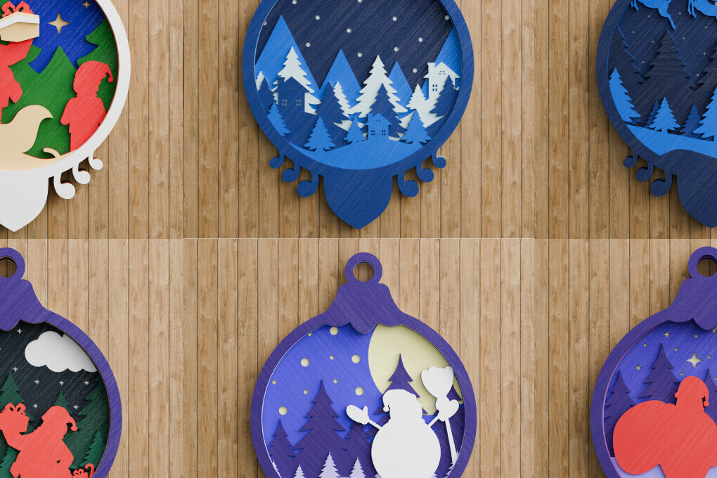 Intra απο ξύλο plywood 3mm-4mm πάχος Χριστουγεννιάτικο Στολίδι Multilayer Δίασταση 20x30 cm INTRAFABR-107524107