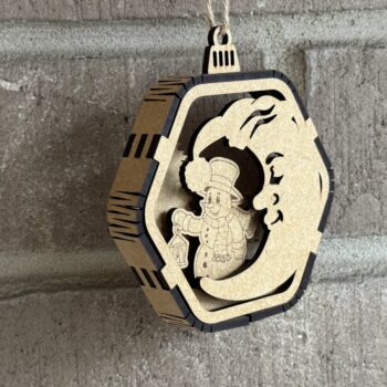 Intra απο ξύλο plywood 3mm-4mm πάχος Χριστουγεννιάτικων στολιδιών Δίασταση 3x3 cm INTRAFABR-111087594 - Image 5