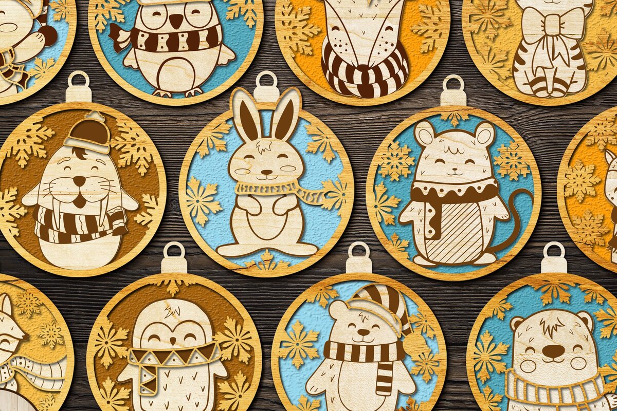 Intra απο ξύλο plywood 3mm-4mm πάχος ΧΡΙΣΤΟΥΓΕΝΝΙΑΤΙΚΑ ΣΤΟΛΙΔΙΑ Χριστουγεννιάτικο παιχνιδιών Δίασταση 4x4 cm INTRAFABR-46722403