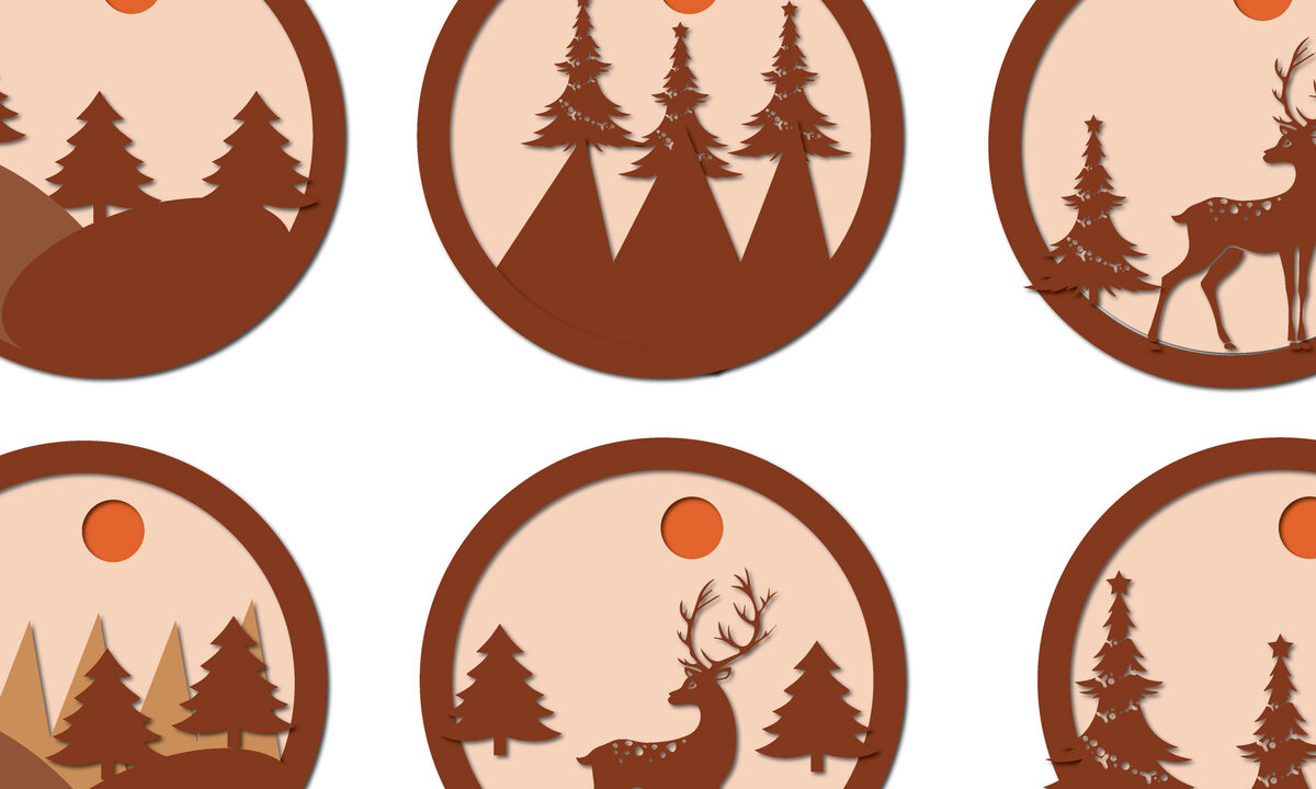 Intra απο ξύλο plywood 3mm-4mm πάχος ΧΡΙΣΤΟΥΓΕΝΝΙΑΤΙΚΑ ΣΤΟΛΙΔΙΑ χειροτεχνίας Δίασταση 30x20 cm INTRAFABR-20879504