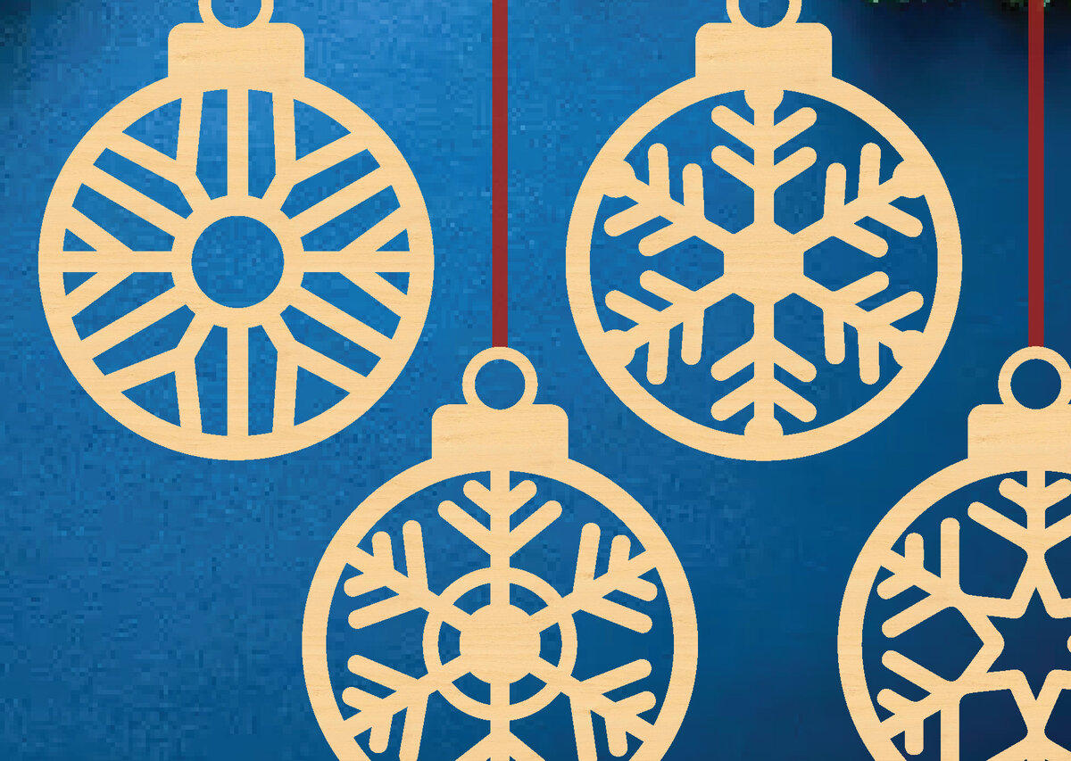 Intra απο ξύλο plywood 3mm-4mm πάχος ΧΡΙΣΤΟΥΓΕΝΝΙΑΤΙΚΑ ΣΤΟΛΙΔΙΑ κοπής με λέιζερ Δίασταση 8x8 cm INTRAFABR-74493760