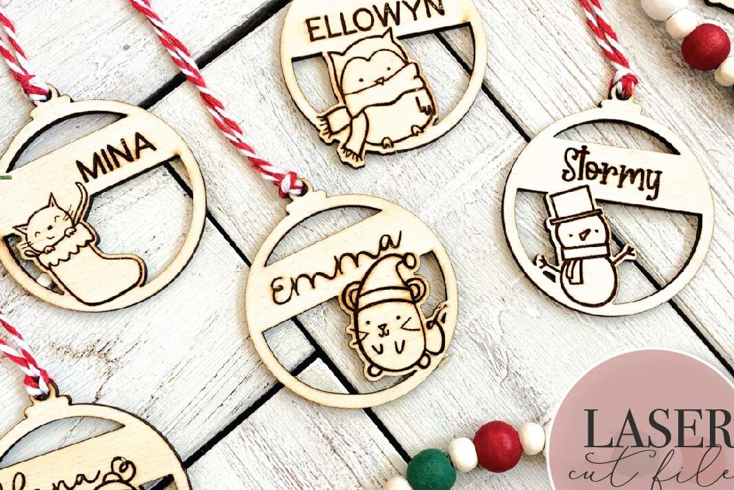 Intra απο ξύλο plywood 3mm-4mm πάχος λέιζερ Χριστουγεννιάτικων στολιδιών Δίασταση 8x8 cm INTRAFABR-71922586