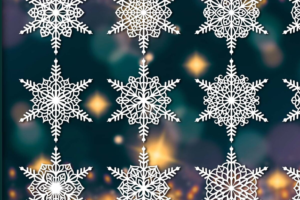 Intra απο ξύλο plywood 3mm-4mm πάχος Χριστουγεννιάτικα στολίδια νιφάδας χιονιού 106 Δίασταση 8x8 cm INTRAFABR-79022953