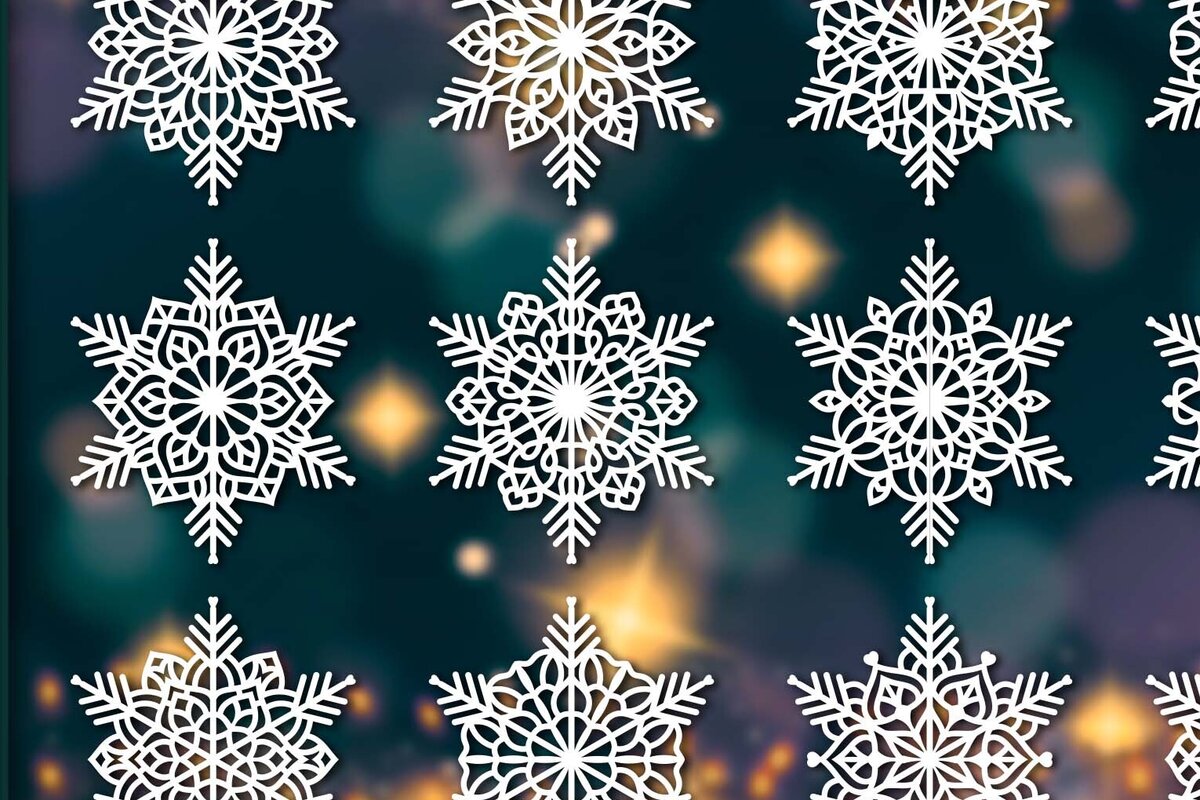 Intra απο ξύλο plywood 3mm-4mm πάχος Χριστουγεννιάτικα στολίδια Snowflake 62 Δίασταση 8x8 cm INTRAFABR-77828933