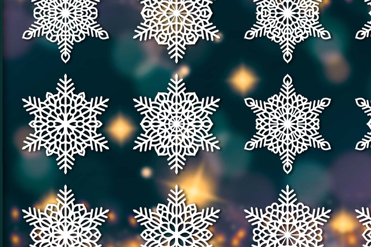 Intra απο ξύλο plywood 3mm-4mm πάχος με χριστουγεννιάτικα στολίδια Snowflake 78 Δίασταση 8x8 cm INTRAFABR-78024083