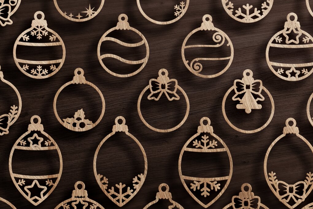 Intra απο ξύλο plywood 3mm-4mm πάχος Χριστουγεννιάτικα στολίδια | 160 Δίασταση 20x30 cm INTRAFABR-84712830