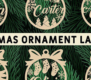 Intra απο ξύλο plywood 3mm-4mm πάχος Χριστουγεννιάτικα στολίδια Δίασταση 8x8 cm INTRAFABR-107653876