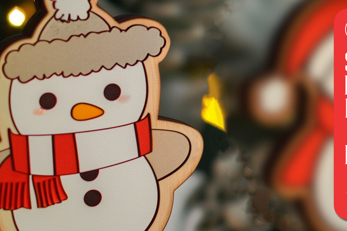 Intra απο ξύλο plywood 3mm-4mm πάχος Χριστουγεννιάτικα στολίδια Cut Δίασταση 8x8 cm INTRAFABR-100135392