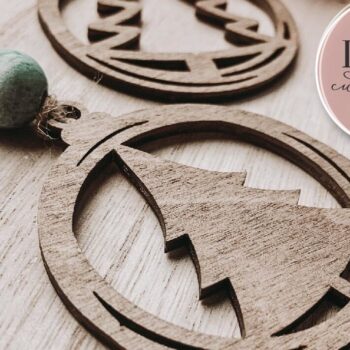 Intra απο ξύλο plywood 3mm-4mm πάχος Χριστουγεννιάτικα στολίδια για  Δίασταση 8x8 cm INTRAFABR-72014174 - Image 1
