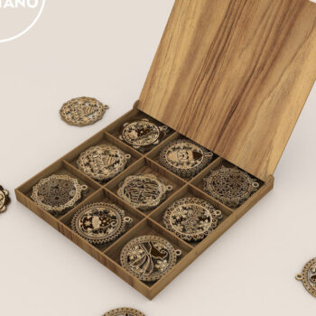 Intra απο ξύλο plywood 3mm-4mm πάχος ΧΡΙΣΤΟΥΓΕΝΝΙΑΤΙΚΑ ΣΤΟΛΙΔΙΑ με ΚΟΥΤΙ, Διακόσμηση σπιτιού Δίασταση 5x1 cm INTRAFABR-83726251 - Image 4