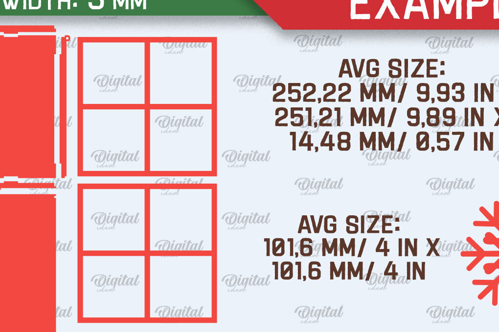 Intra απο ξύλο plywood 3mm-4mm πάχος Χριστουγεννιάτικα στολίδια με κουτί Δίασταση 3x3 cm INTRAFABR-104757902 - Image 2