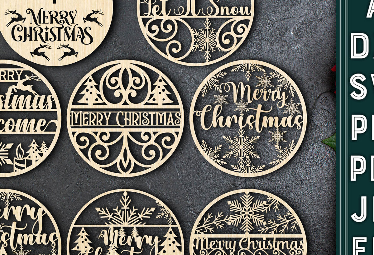 Intra απο ξύλο plywood 3mm-4mm πάχος ΧΡΙΣΤΟΥΓΕΝΝΙΑΤΙΚΑ Στολίδια Στεφάνι Κοπή  Δίασταση 8x8 cm INTRAFABR-77824545