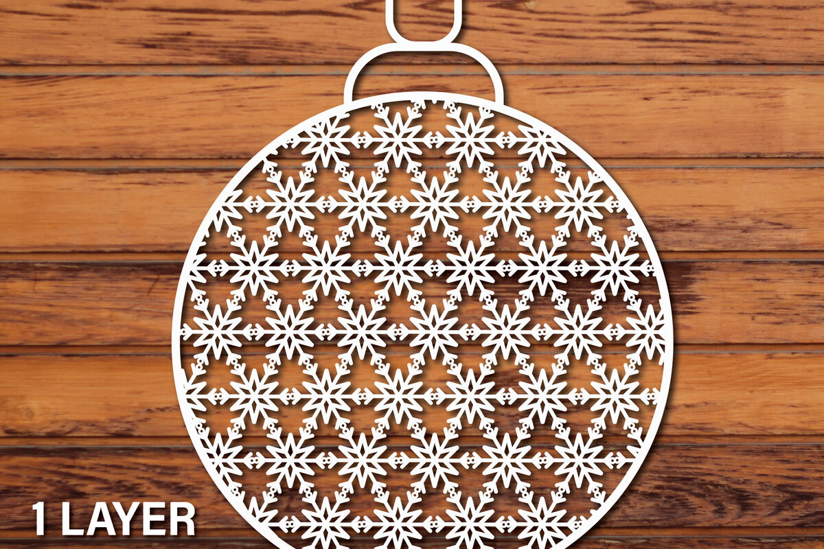 Intra απο ξύλο plywood 3mm-4mm πάχος Χριστουγεννιάτικο 3d Paper Cut Δίασταση 1200x1200 cm INTRAFABR-50306528