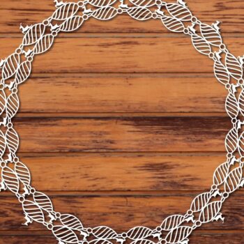 Intra απο ξύλο plywood 3mm-4mm πάχος Χριστουγεννιάτικο 3d Paper Cut Δίασταση 1200x1200 cm INTRAFABR-33898437 - Image 1