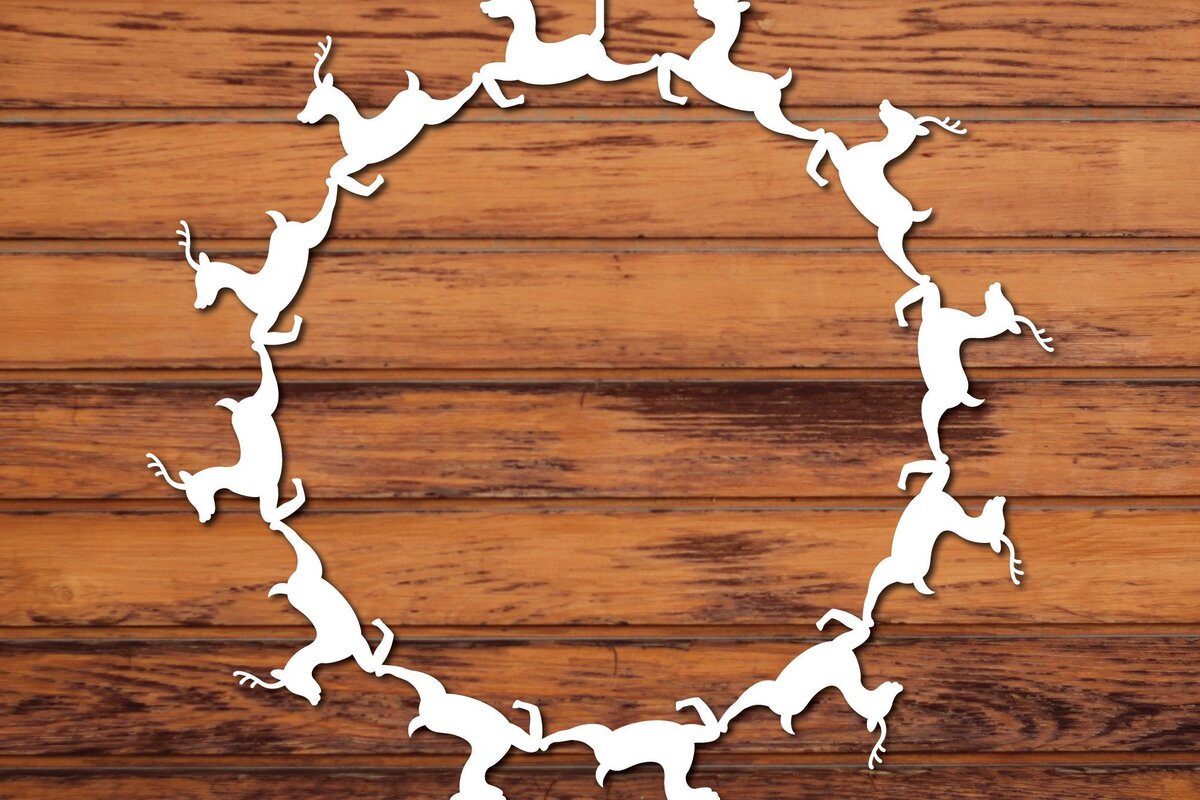 Intra απο ξύλο plywood 3mm-4mm πάχος Χριστουγεννιάτικο 3d Paper Cut Δίασταση 1200x1200 cm INTRAFABR-33898458