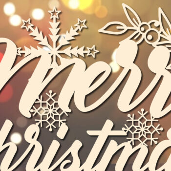 Intra απο ξύλο plywood 3mm-4mm πάχος Χριστουγεννιάτικο πρότυπο κοπής χαρτιού Craft Δίασταση 15x15 cm INTRAFABR-19925605 - Image 1