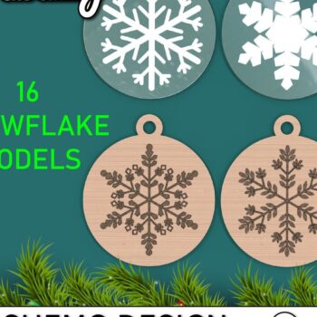 Intra απο ξύλο plywood 3mm-4mm πάχος Χριστουγεννιάτικο μενταγιόν για Δίασταση 3x3 cm INTRAFABR-42473990 - Image 1