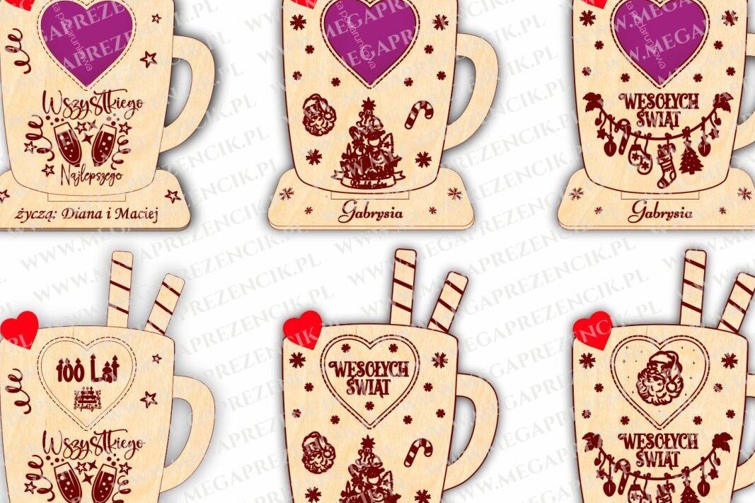 Intra απο ξύλο plywood 3mm-4mm πάχος Χριστουγεννιάτικη Εξατομικευμένη Δωροθήκη Δίασταση 15x15 cm INTRAFABR-41965435