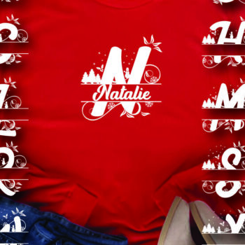 Intra απο ξύλο plywood 3mm-4mm πάχος Χριστουγεννιάτικο Προσωποποιημένο Σπλιτ Μονόγραμμα Δίασταση 15x15 cm INTRAFABR-105385964 - Image 3