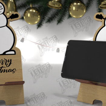 Intra απο ξύλο plywood 3mm-4mm πάχος χριστουγεννιάτικων στάσεων τηλεφώνου |Ιδέα δώρου Δίασταση 15x15 cm INTRAFABR-107824772 - Image 7