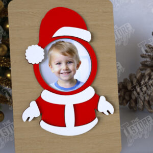 Intra απο ξύλο plywood 3mm-4mm πάχος Χριστουγεννιάτικο Photo Magnet | Ιδέα δώρου | CNC Δίασταση 15x15 cm INTRAFABR-108316723