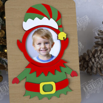 Intra απο ξύλο plywood 3mm-4mm πάχος Χριστουγεννιάτικο μαγνητών φωτογραφιών | CNC Δίασταση 15x15 cm INTRAFABR-108317040 - Image 3