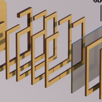 Intra απο ξύλο plywood 3mm-4mm πάχος Χριστουγεννιάτικος Κουμπαράς . Κουτί χρημάτων Δίασταση 15x15 cm INTRAFABR-80231985 - Image 2