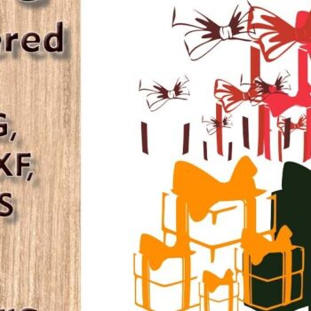 Intra απο ξύλο plywood 3mm-4mm πάχος Χριστουγεννιάτικα δώρα 3D Multilayered Δίασταση 9x9 cm INTRAFABR-108890493 - Image 3