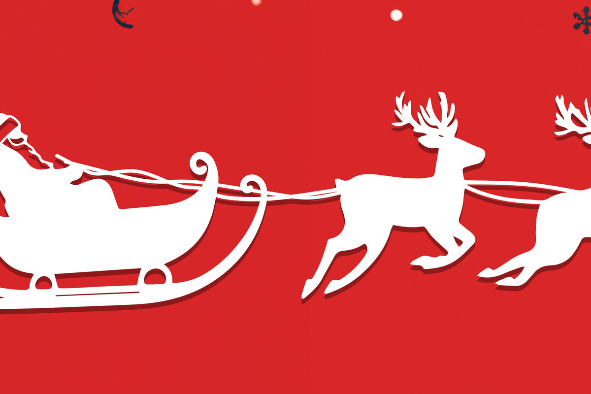 Intra απο ξύλο plywood 3mm-4mm πάχος κοπής Χριστουγεννιάτικου έλκηθρου ταράνδου Δίασταση 8x8 cm INTRAFABR-105502241